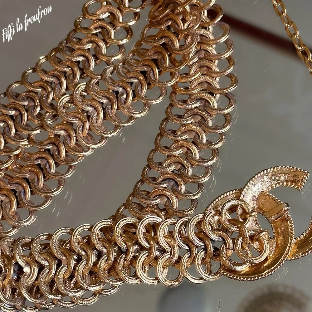 Authentic Chanel belt/necklace